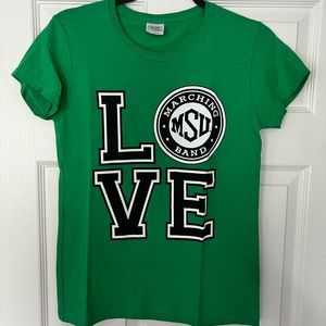 MSU Spartan Marching Band LOVE T-shirt